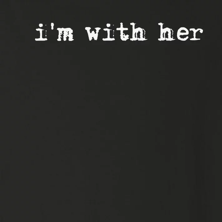 Women IM With Her Gift Toddler Long Sleeve Shirt