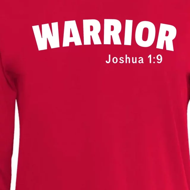 Warrior Joshua 1:9 Womens Cotton Relaxed Long Sleeve T-Shirt