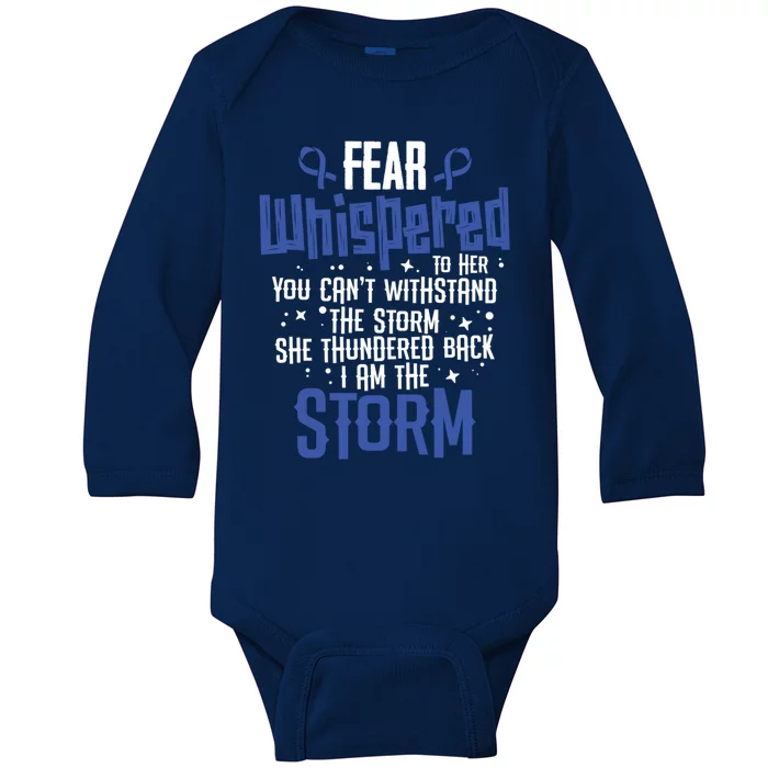 Whispered Juvenile Arthritis Awareness Supporter Ribbon Gift Baby Long Sleeve Bodysuit