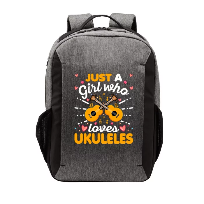 Wo Just A Who Loves Ukuleles Funny Uke Music Lover Great Gift Vector Backpack