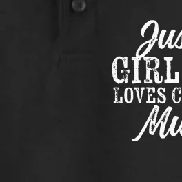 Womens Just A Girl Who Loves Country Music Country Music Lovers Dry Zone Grid Performance Polo