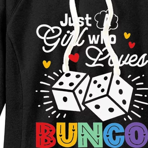 Wo Just A Who Loves Bunco Women's Fleece Hoodie