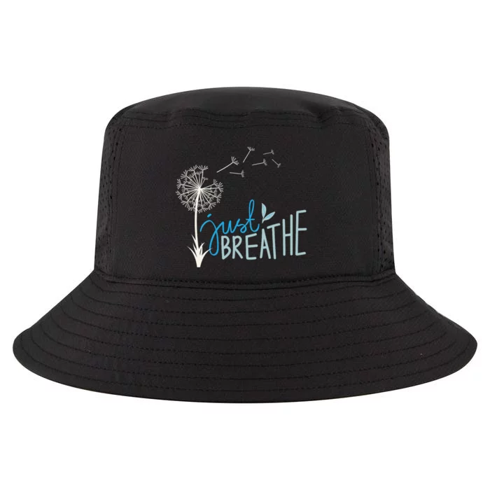 Women’S Just Breathe Relax Let Go Calm Cool Comfort Performance Bucket Hat