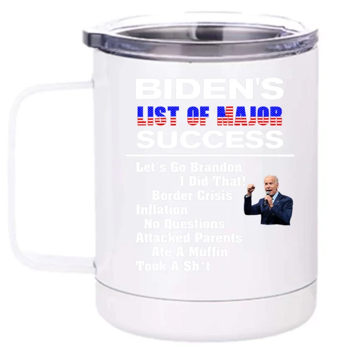 Why Joe Biden Sucks (In A Nutshell) Political Humor Front & Back 12oz Stainless Steel Tumbler Cup