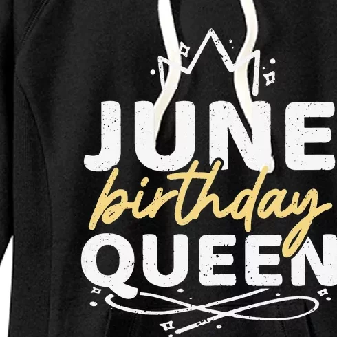 Wo Junge Birthday Queen Women's Fleece Hoodie