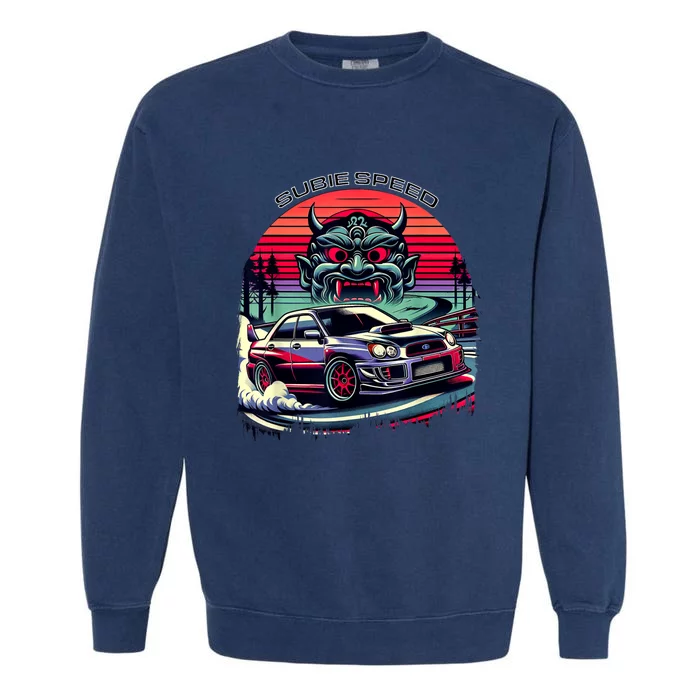 Wrx Japanese Car Garment-Dyed Sweatshirt