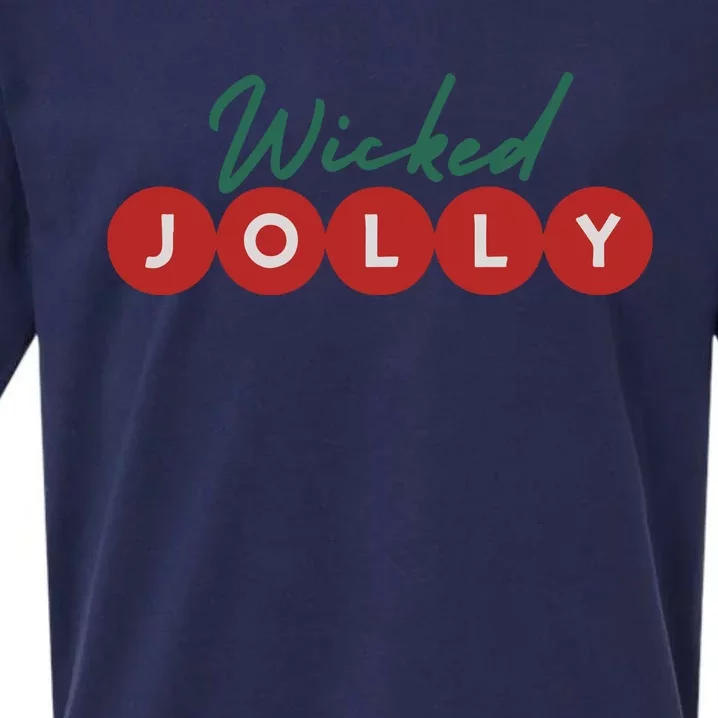 Wicked Jolly Christmas Sueded Cloud Jersey T-Shirt