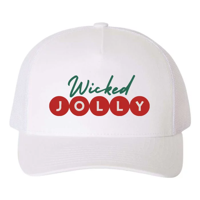 Wicked Jolly Christmas Yupoong Adult 5-Panel Trucker Hat