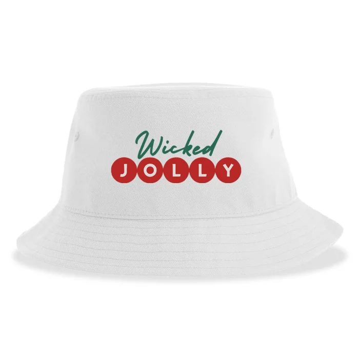 Wicked Jolly Christmas Sustainable Bucket Hat