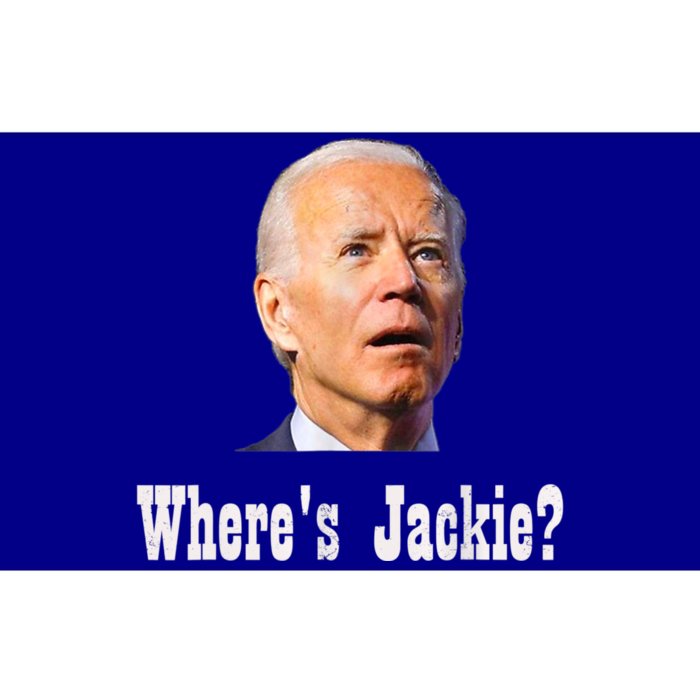 Where's Jackie? Funny AntiBiden Bumper Sticker