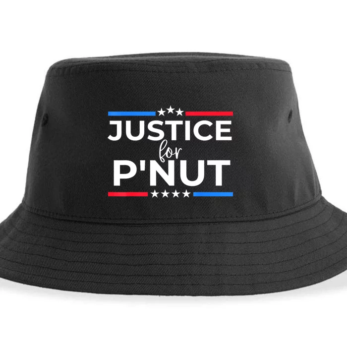 Women Justice For PNut Peanut Squirrel Lovers Gift Sustainable Bucket Hat