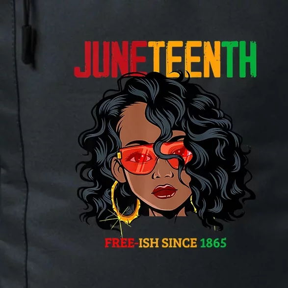 Women Juneteenth Free Ish Since 1865 Afro Queen Black Queen Gift African Pride Daily Commute Backpack