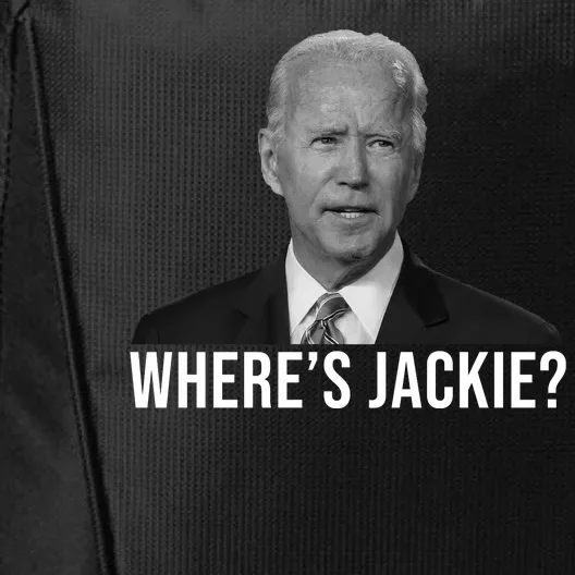 Where's Jackie Funny Joe Biden Meme City Backpack