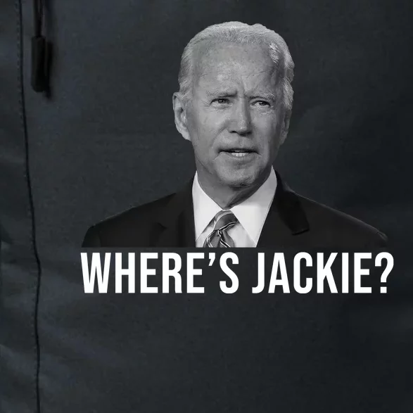 Where's Jackie Funny Joe Biden Meme Daily Commute Backpack