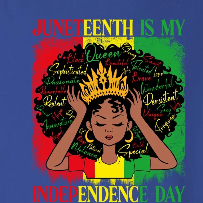 Wo Juneteenth Is My Independence Blm Black History Month Gift Toddler Long Sleeve Shirt