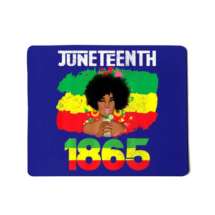 Women Juneteenth June 19th 1865 Juneteenth Freedom Day Gift African Pride Mousepad