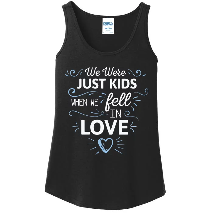 We Just Kids When We Fell In Love Ladies Essential Tank