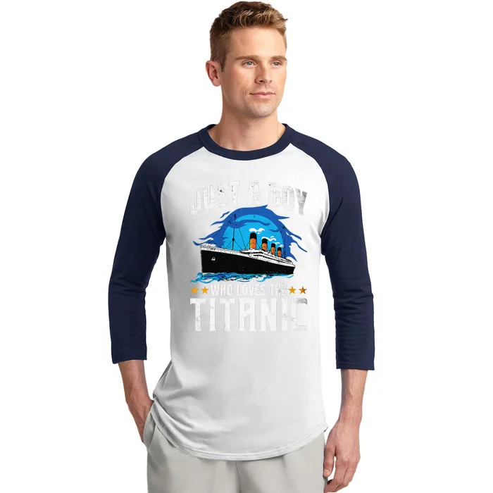 Who Just Love The Rms Titanic Baseball Sleeve Shirt