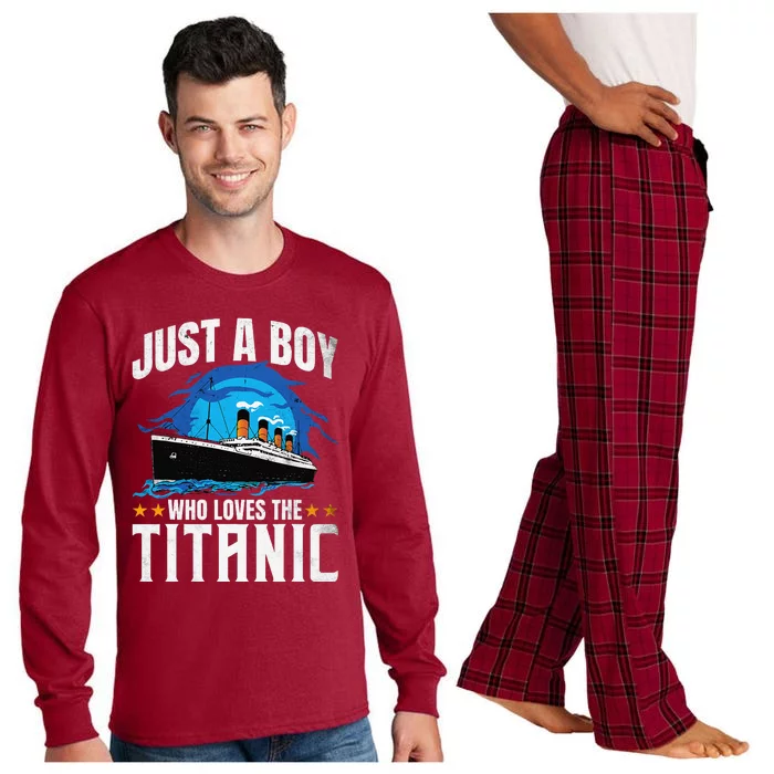 Who Just Love The Rms Titanic Long Sleeve Pajama Set