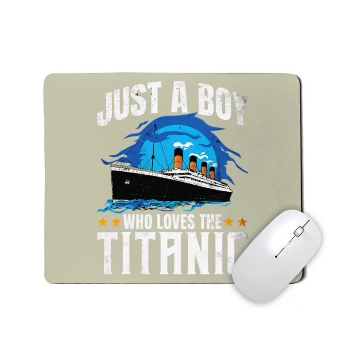 Who Just Love The Rms Titanic Mousepad