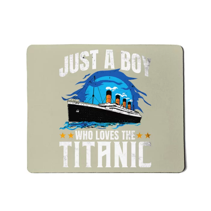 Who Just Love The Rms Titanic Mousepad