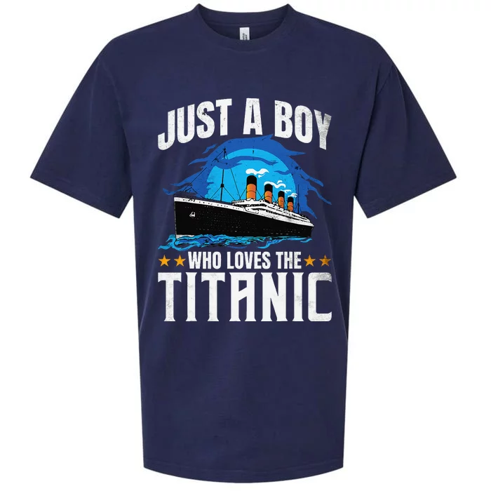 Who Just Love The Rms Titanic Sueded Cloud Jersey T-Shirt