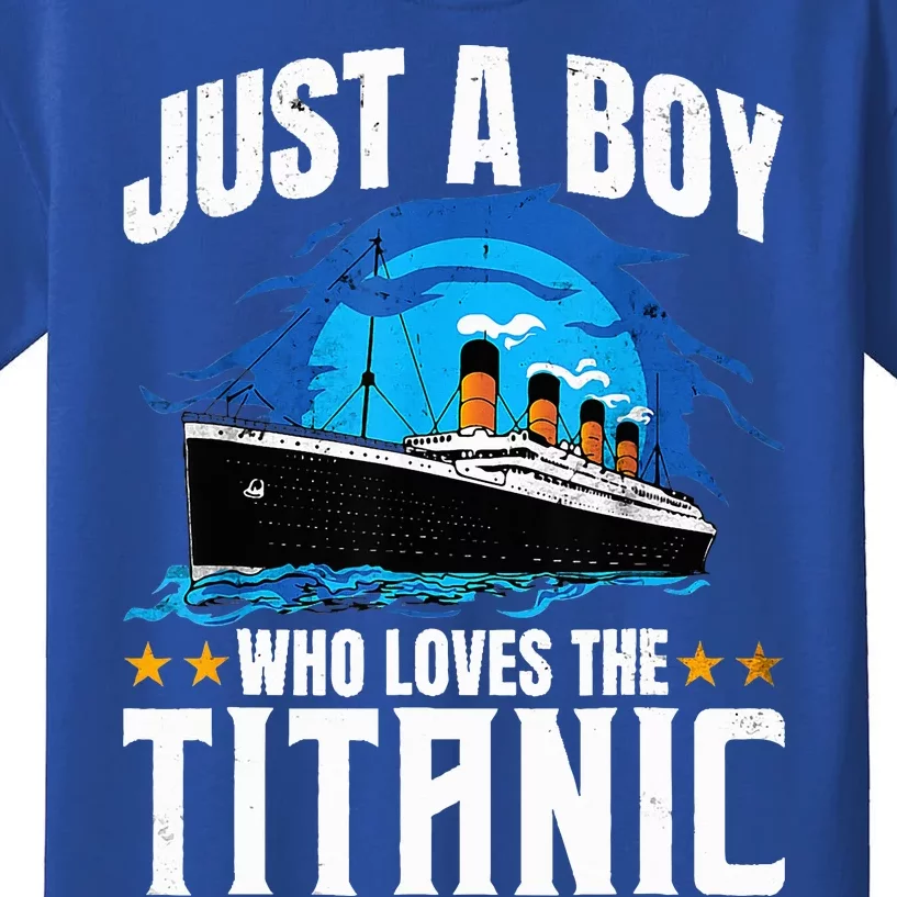 who just love the RMS Titanic Thanksgiving coustume Kids T-Shirt