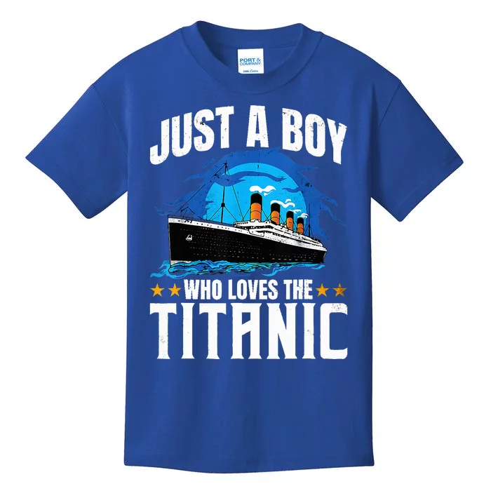 who just love the RMS Titanic Thanksgiving coustume Kids T-Shirt