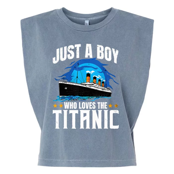 who just love the RMS Titanic Thanksgiving coustume Garment-Dyed Women's Muscle Tee