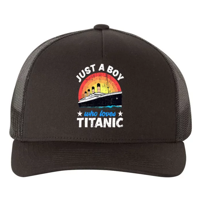 Who Just Love The Titanic Yupoong Adult 5-Panel Trucker Hat