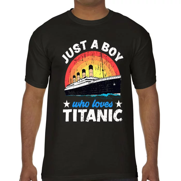 Who Just Love The Titanic Comfort Colors T-Shirt