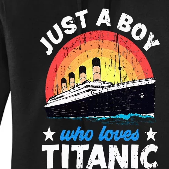 Who Just Love The Titanic Women's Pullover Hoodie