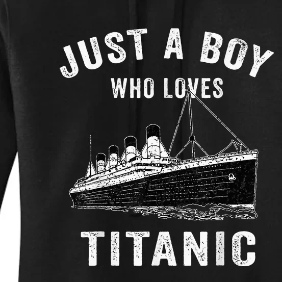 who just love the RMS Titanic Women's Pullover Hoodie