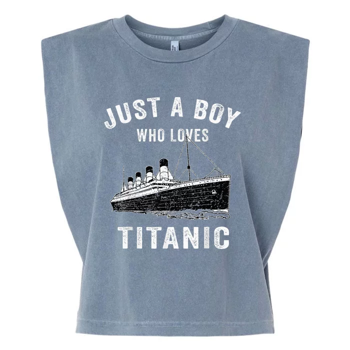 who just love the RMS Titanic Garment-Dyed Women's Muscle Tee