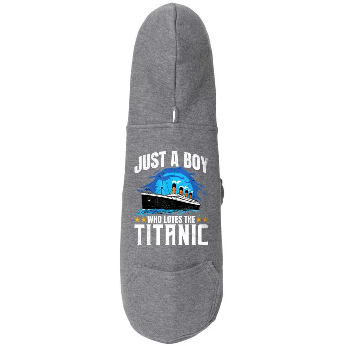 Who Just Love The RMS Titanic Doggie 3-End Fleece Hoodie