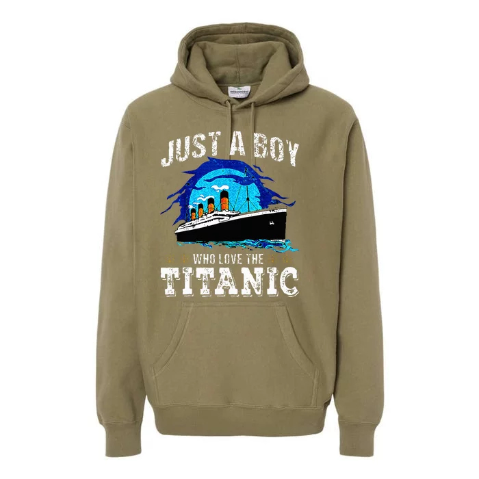 Who Just Love The Rms Titanic Thanksgiving Coustume Premium Hoodie