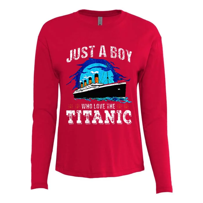 Who Just Love The Rms Titanic Thanksgiving Coustume Womens Cotton Relaxed Long Sleeve T-Shirt