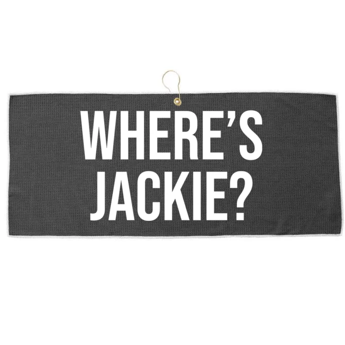 Where's Jackie Meme Large Microfiber Waffle Golf Towel