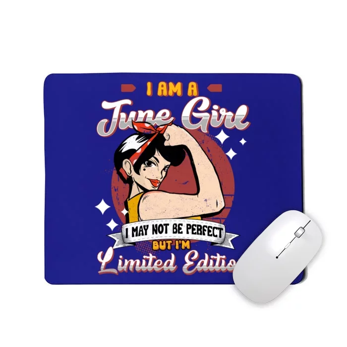 Wo June Queen Birthday Cancer Gemini Cool Gift Mousepad