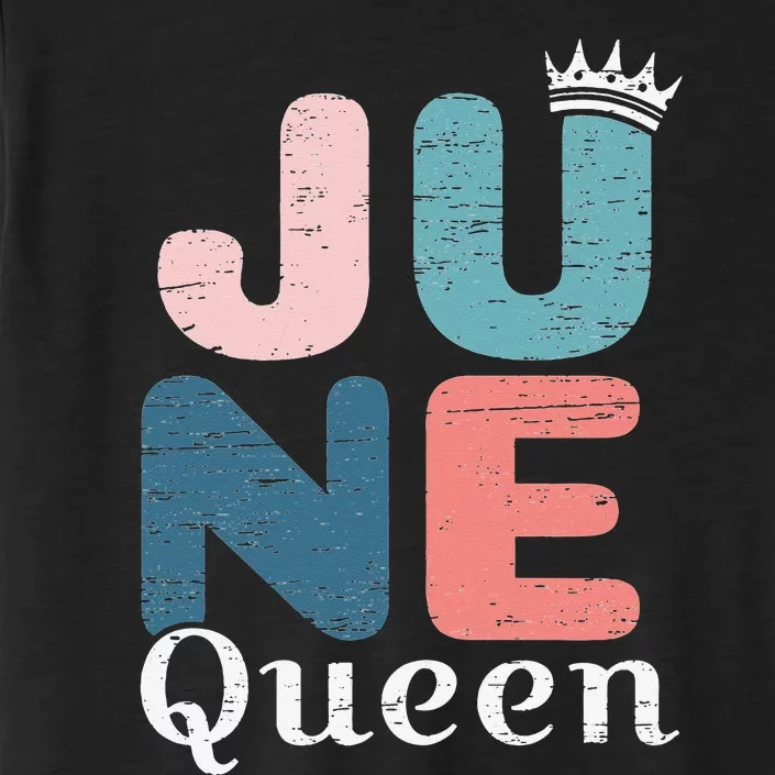 Wo June Queen birthday ChromaSoft Performance T-Shirt