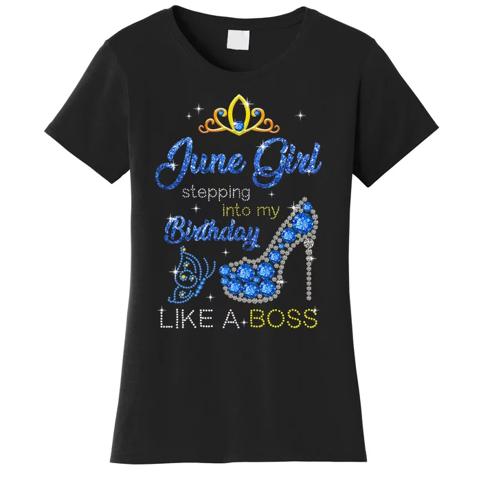 Wo June Stepping Into My Birthday Gift for Gemini Wo Women's T-Shirt