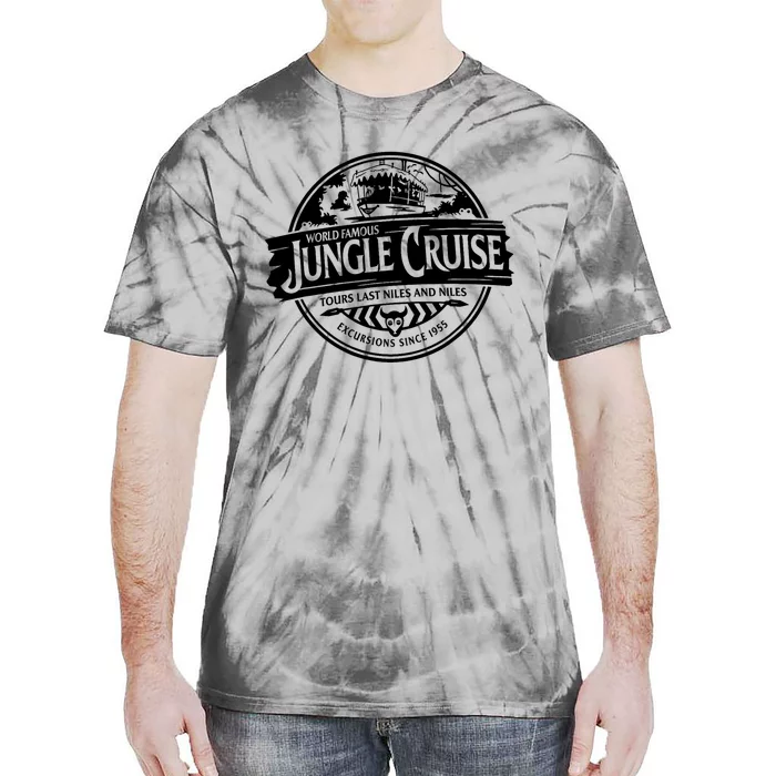 Wdw Journey To Rides Cruise And Attractions Jungle Tie-Dye T-Shirt