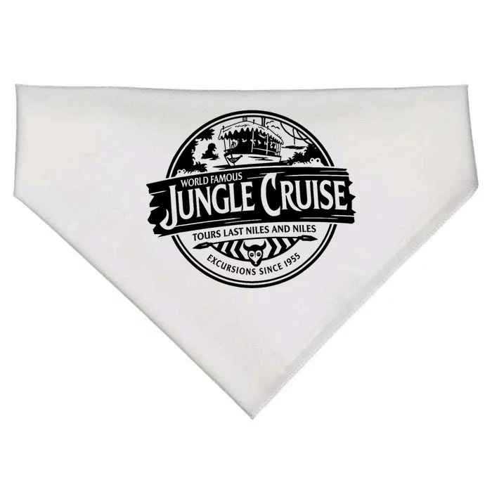 Wdw Journey To Rides Cruise And Attractions Jungle USA-Made Doggie Bandana