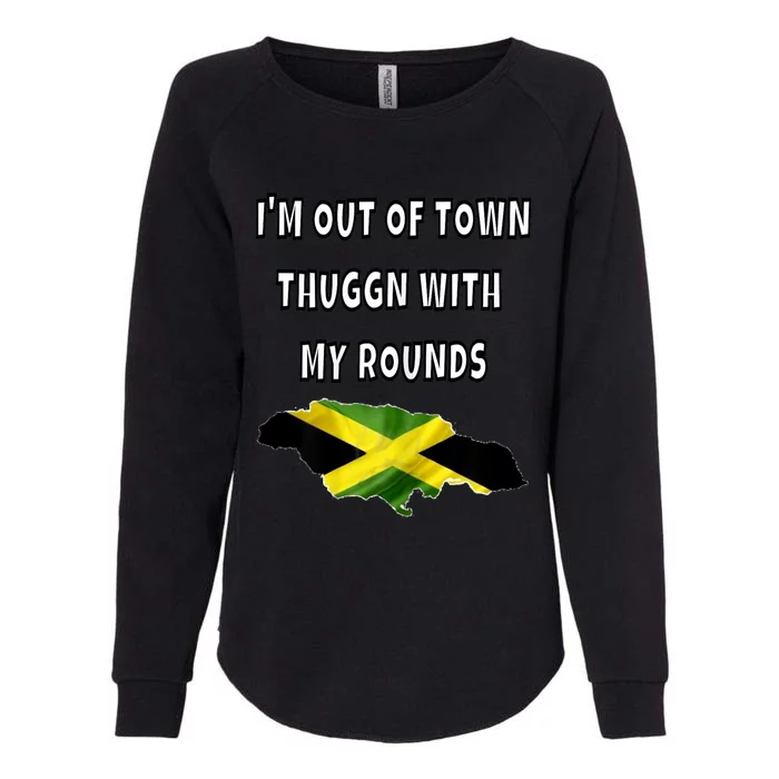 Womens Jamaican Travel Outfit Group Vacation To Jamaica Womens California Wash Sweatshirt