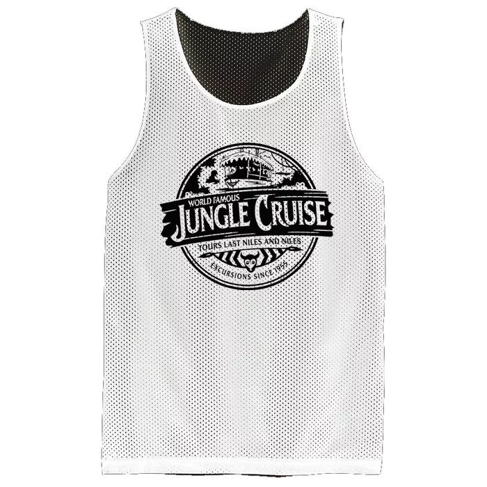 Wdw Journey To Rides Cruise And Attractions Jungle Mesh Reversible Basketball Jersey Tank