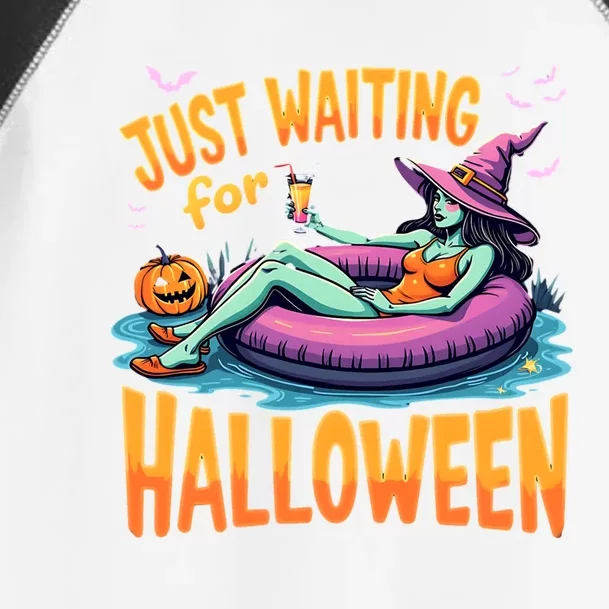 Witch Just Waiting For Halloween Gift Toddler Fine Jersey T-Shirt