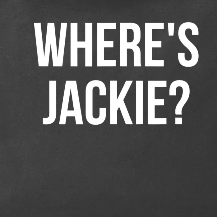 Where's Jackie? Zip Tote Bag