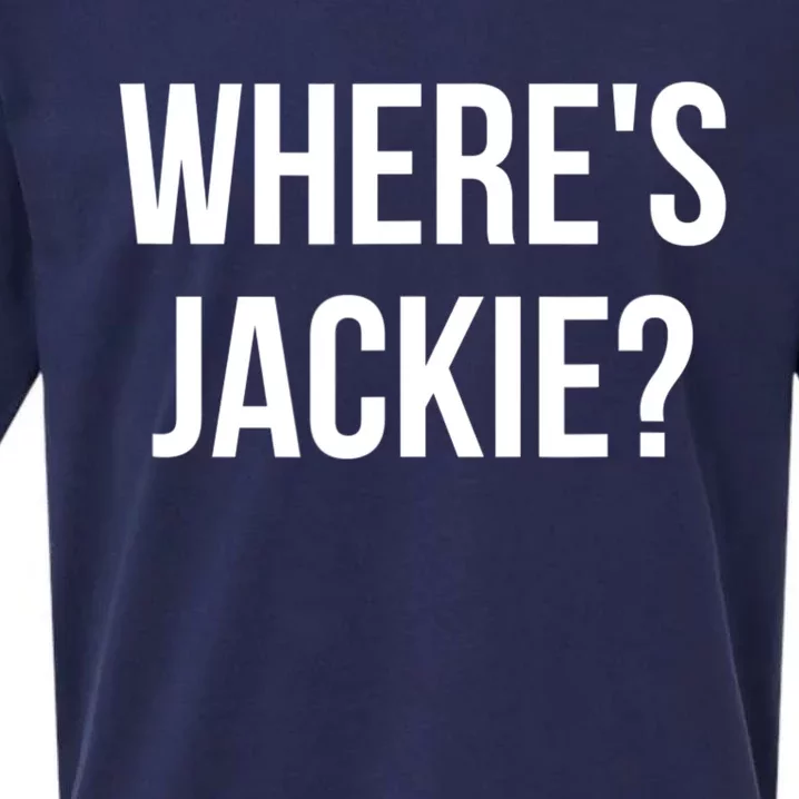 Where's Jackie? Sueded Cloud Jersey T-Shirt