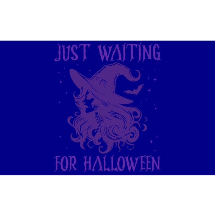 Witch Just Waiting For Halloween 2024 Funny Gift Bumper Sticker