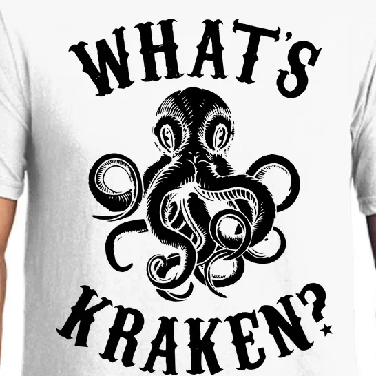 Whats Kraken Amazing Octopus Graphic Pajama Set